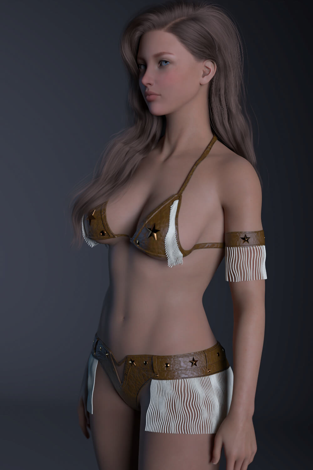 GD Wild West Outfit for G8F and G8.1F Daz Content