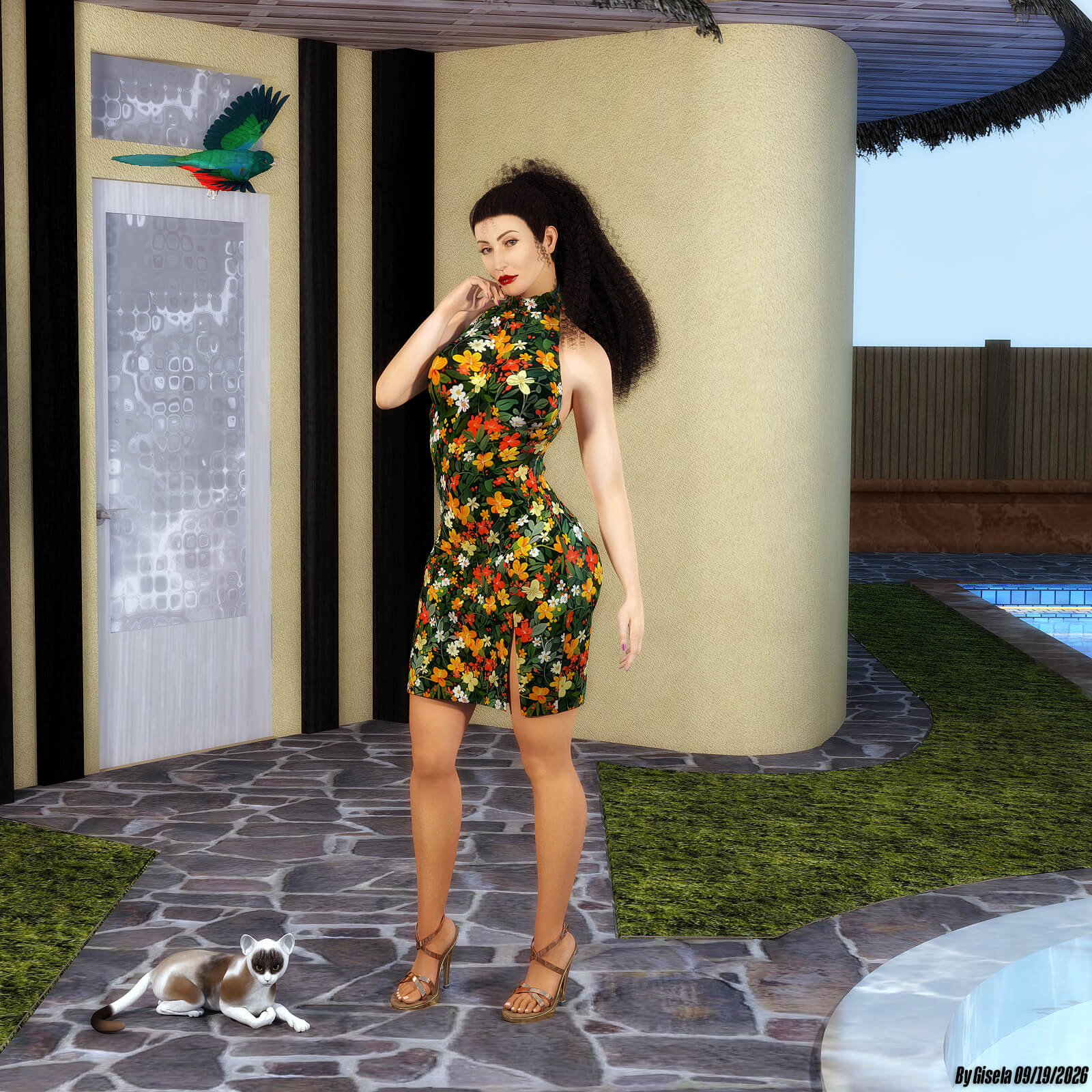 Carmelita 3D Render, Digital Artwork by Gise