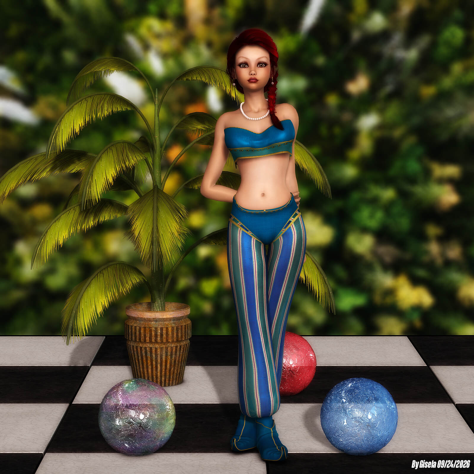 Mulberry 3D Render, Digital Artwork by Gise