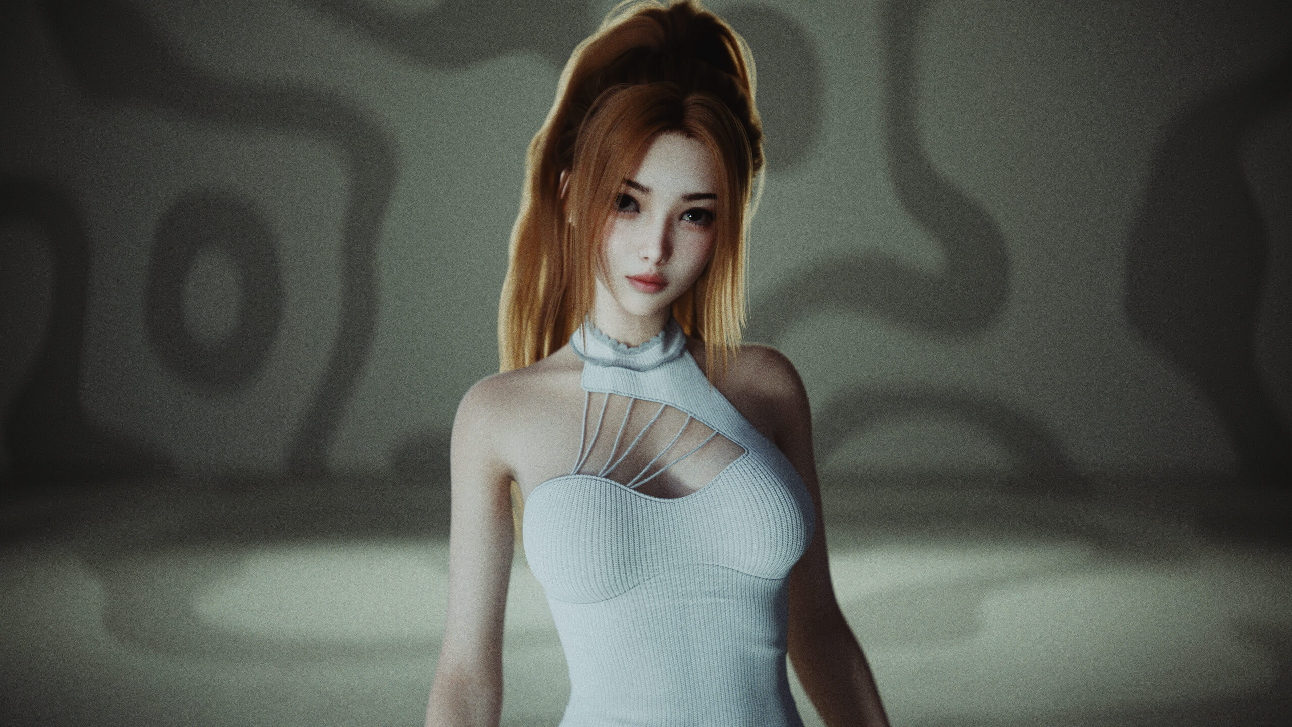 Aran & Layla Hybrid 3D Render, Digital Artwork by GlazOkoEye