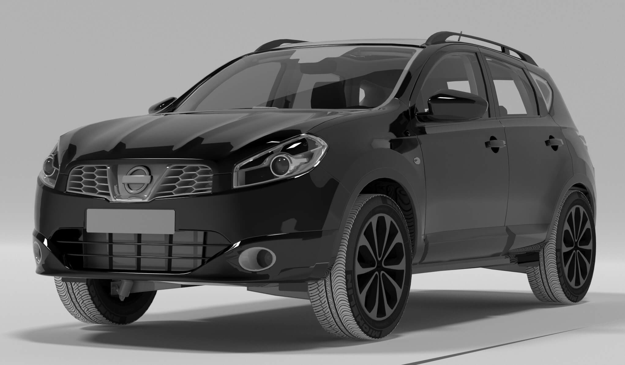 Nissan Qashqai 3D Model
