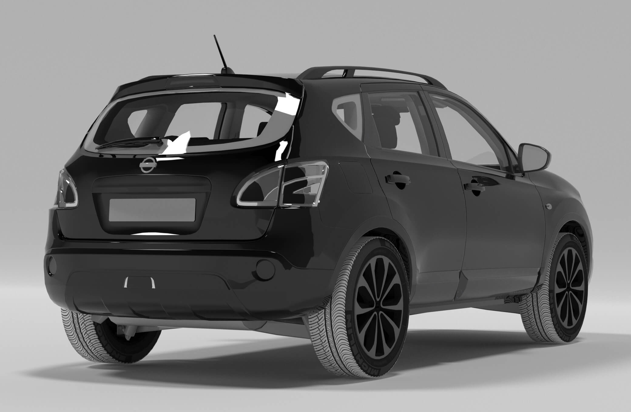 Nissan Qashqai 3D Model