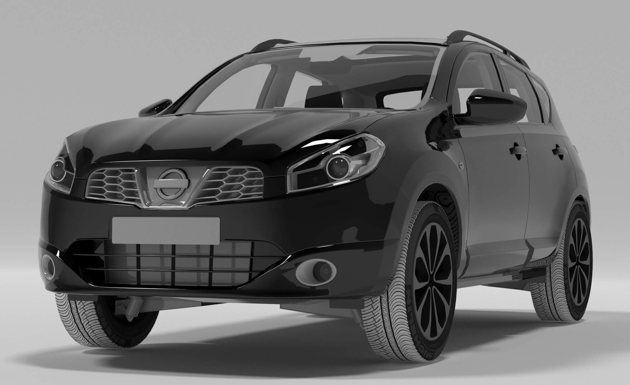 Nissan Qashqai 3D Model