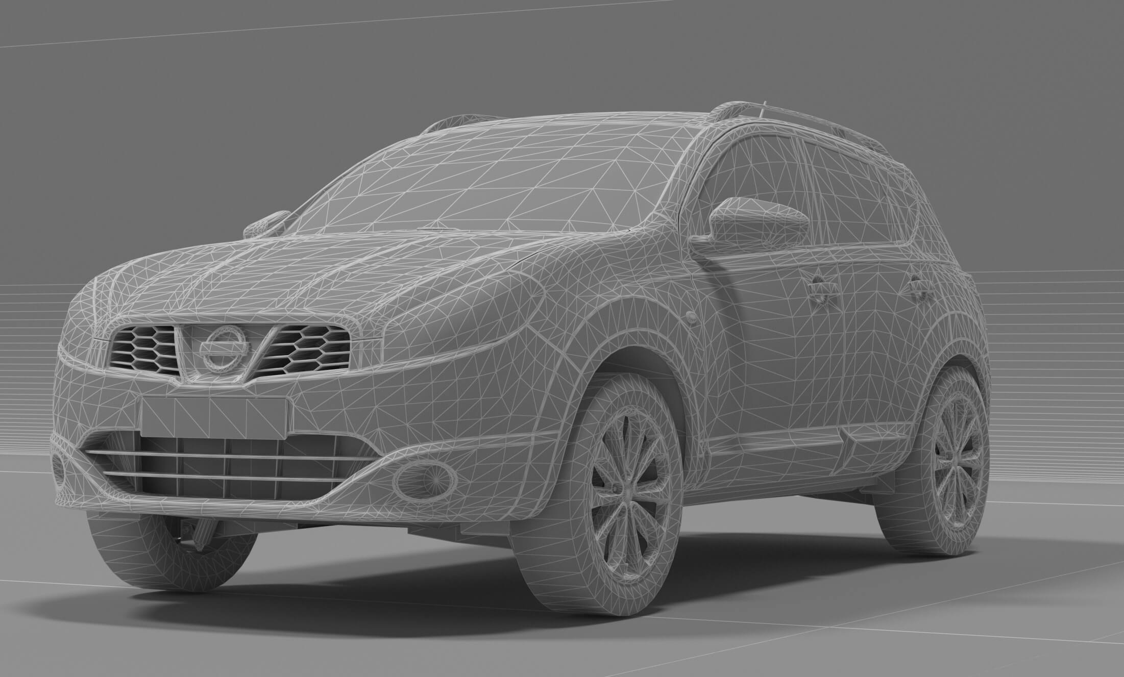 Nissan Qashqai 3D Model