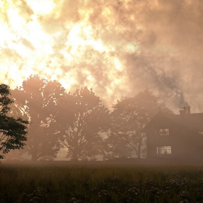 The Bishops House 3D Wallpaper
