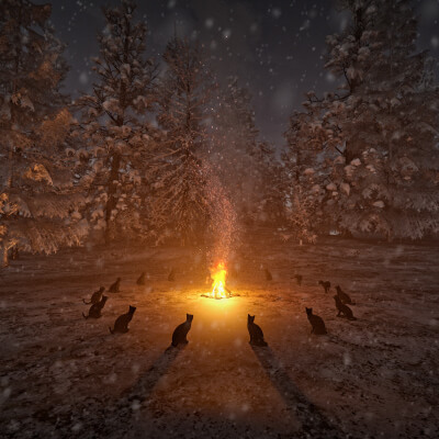 The Cathering 3D Wallpaper