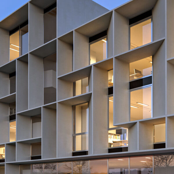Bentini Headquarters Ravenna  Modern Office Building 3D Rendering
