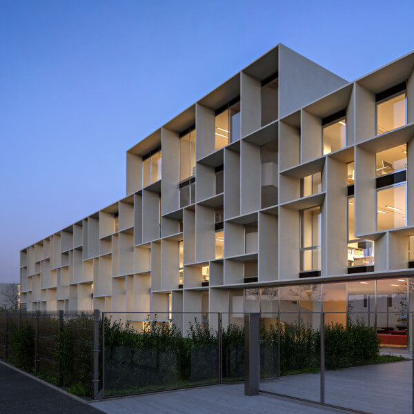 Bentini Headquarters Ravenna Modern Office Building 3D Rendering