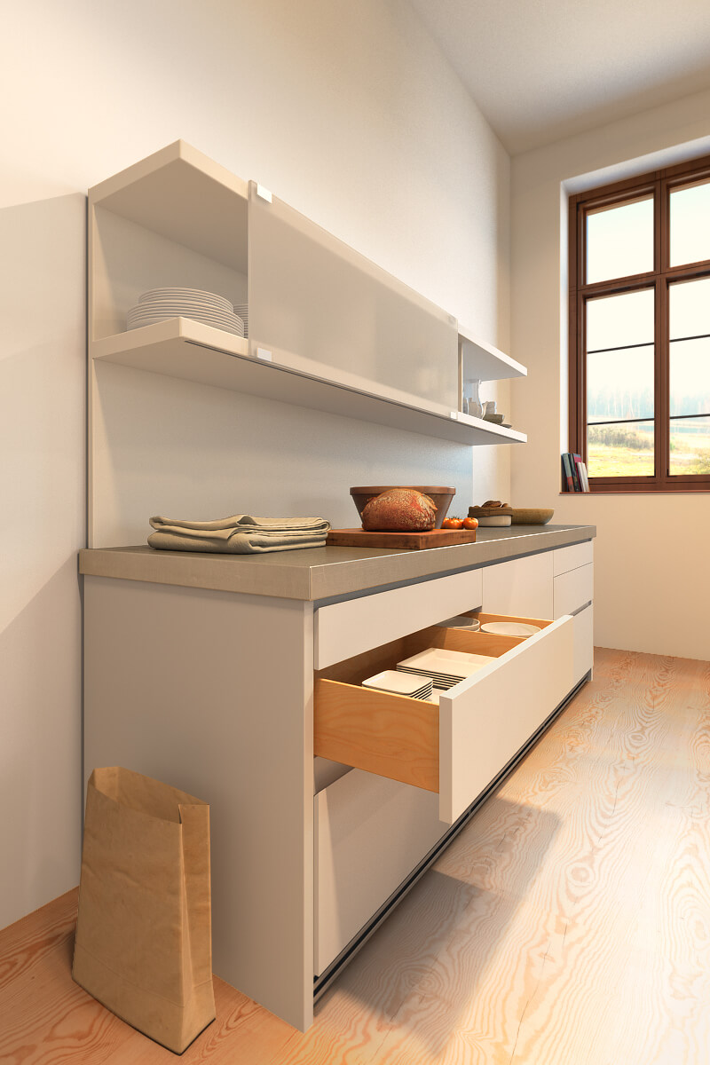 Bulthaup Kitchen  Photorealistic 3D Product Visualization 3D Render, Digital Artwork by gmsvision