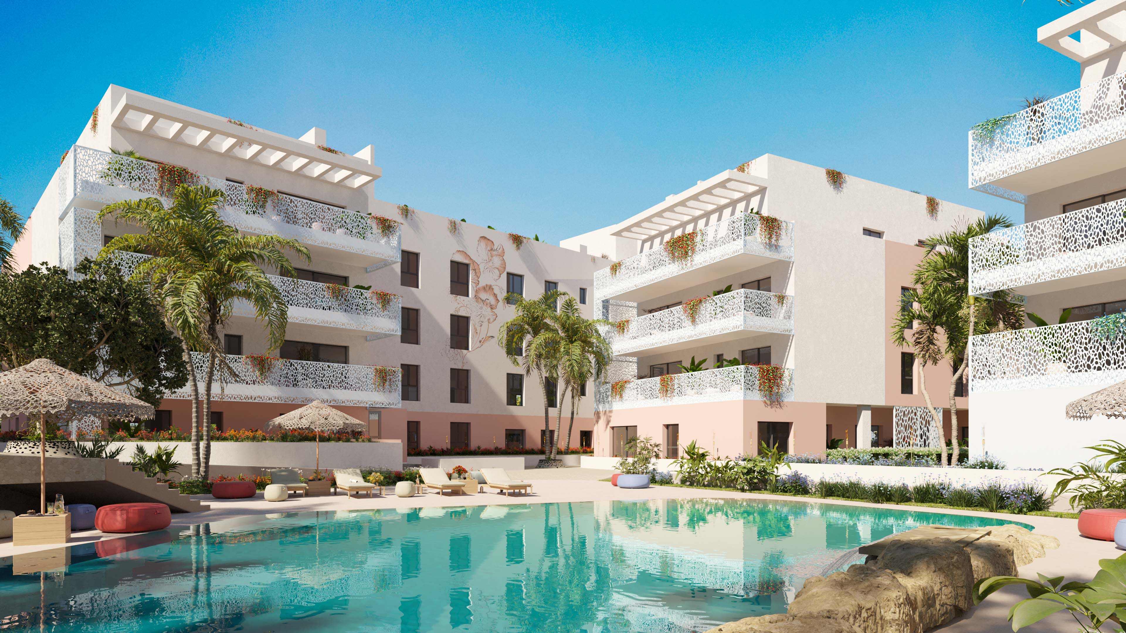 CREO Ibiza Four Elements Residential Complex Architectural Visualization