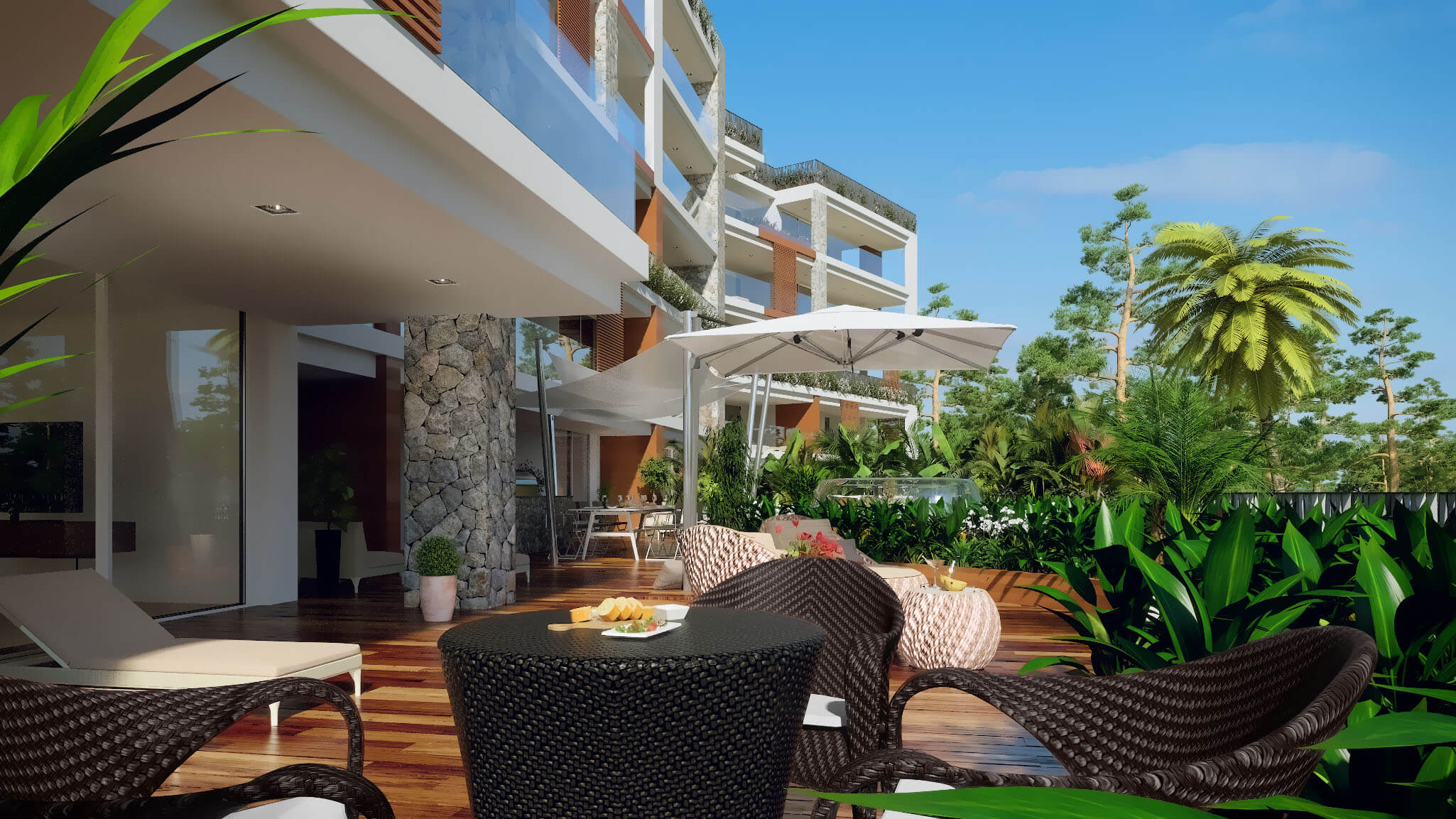 Elements Portals Nous Mallorca  Modern Luxury Residences 3D Rendering 3D Render, Digital Artwork by gmsvision