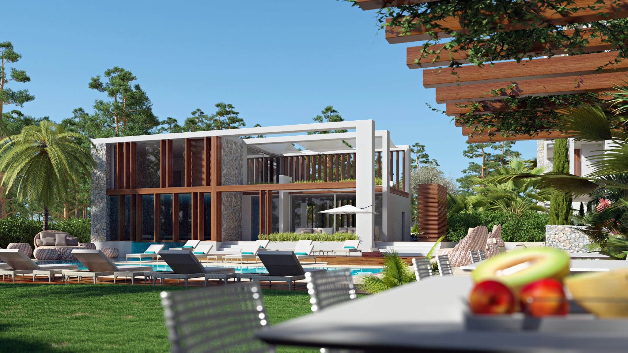 Elements Portals Nous Mallorca Modern Luxury Residences 3D Rendering 3D Render, Digital Artwork by gmsvision