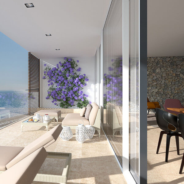 Elements Portals Nous Mallorca Modern Luxury Residences 3D Rendering