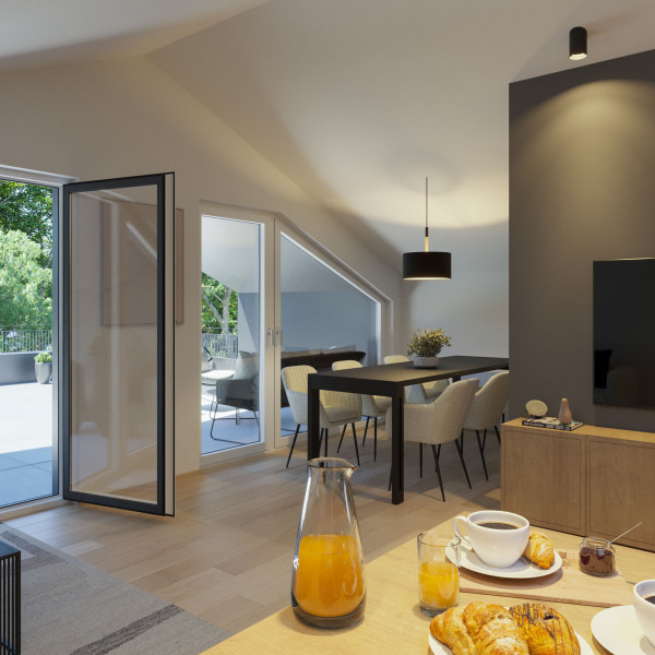 Friedberger Strae Bad Homburg  Residential Exterior & Interior Rendering