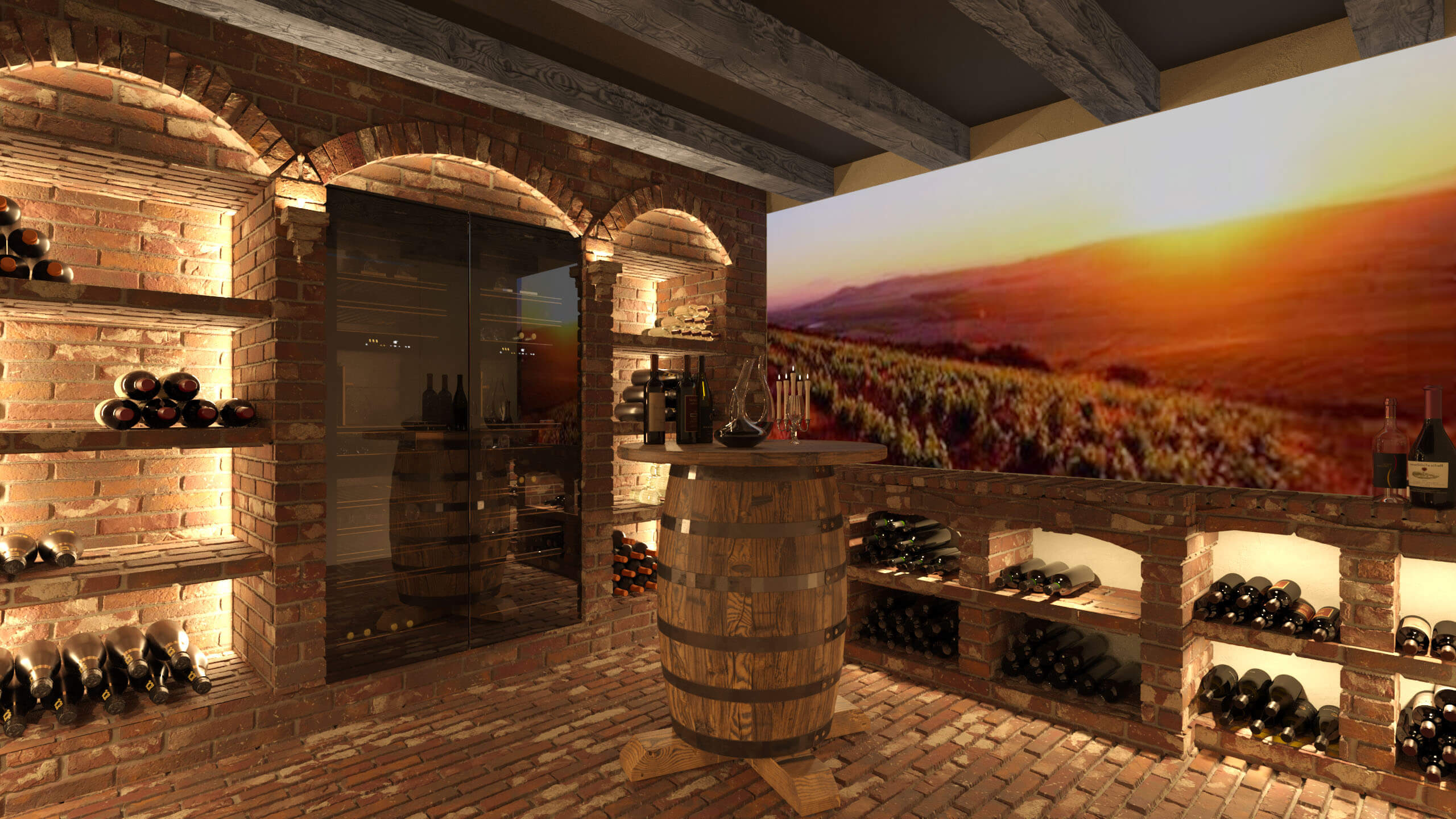 Mountainments ONE Kitzbhel  Luxury Alpine Chalet 3D Visualization 3D Render, Digital Artwork by gmsvision