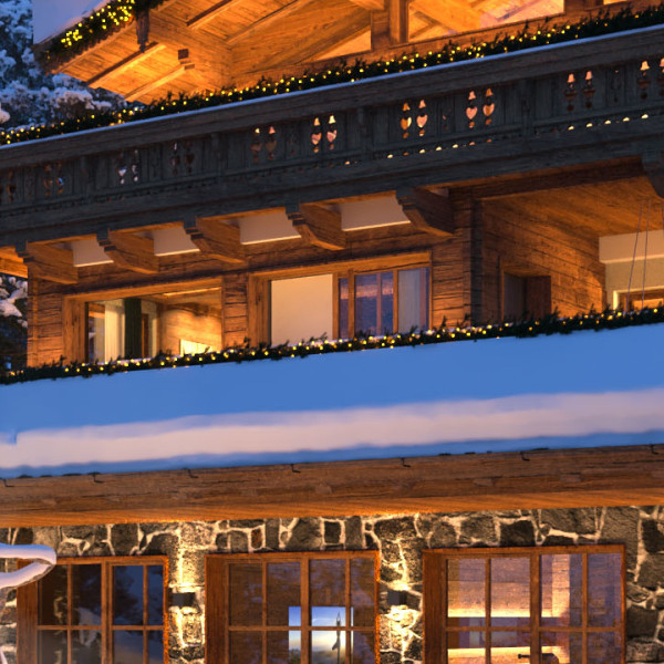 Mountainments ONE Kitzbhel  Luxury Alpine Chalet 3D Visualization