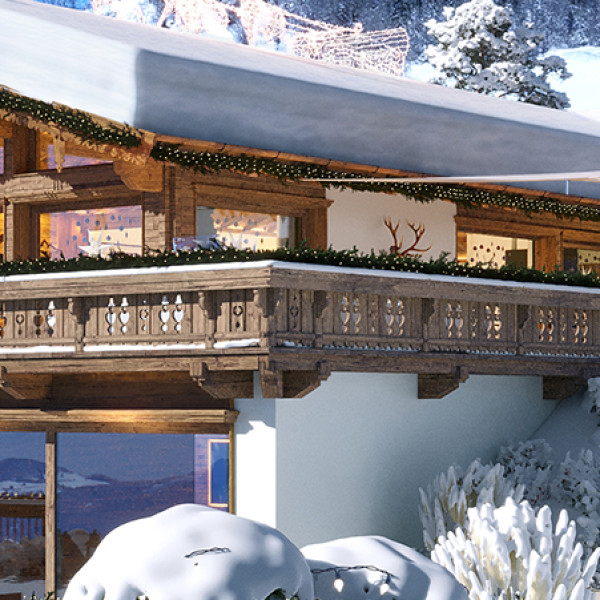 Mountainments Three Kitzbhel  Award-Winning Luxury Chalet 3D Visualization