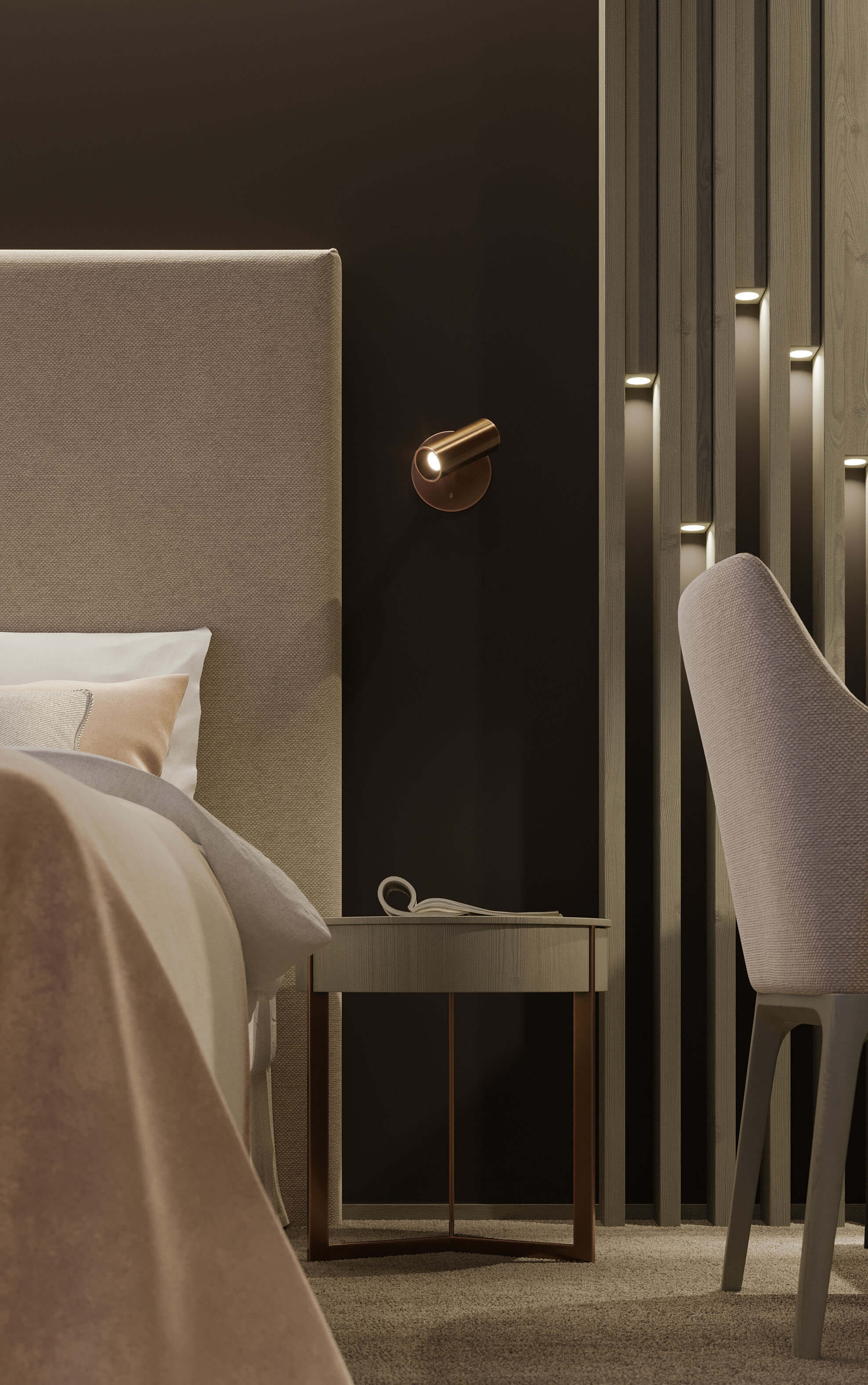 Parkhotel Beau Site Zermatt Alpine Luxury Hotel Interiors & Room Design 3D Render, Digital Artwork by gmsvision
