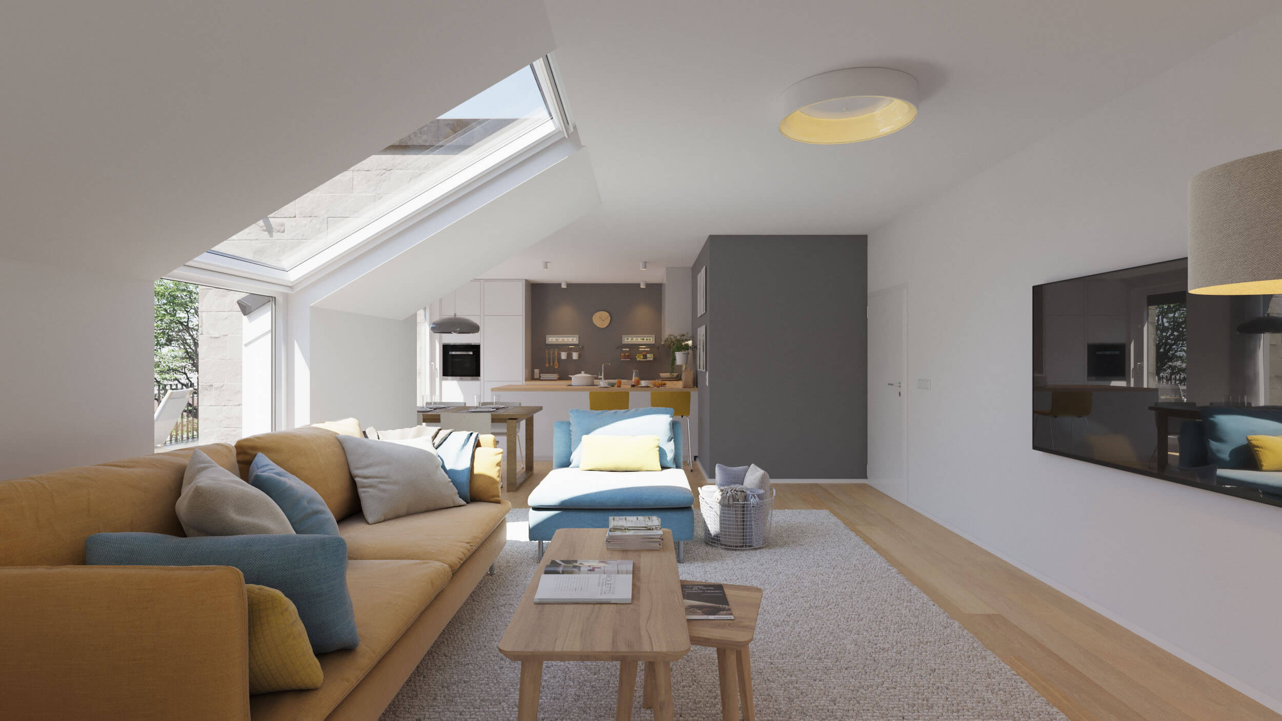 Salinenstrae Wiesbaden Residential Development Rendering & 3D Film 3D Render, Digital Artwork by gmsvision
