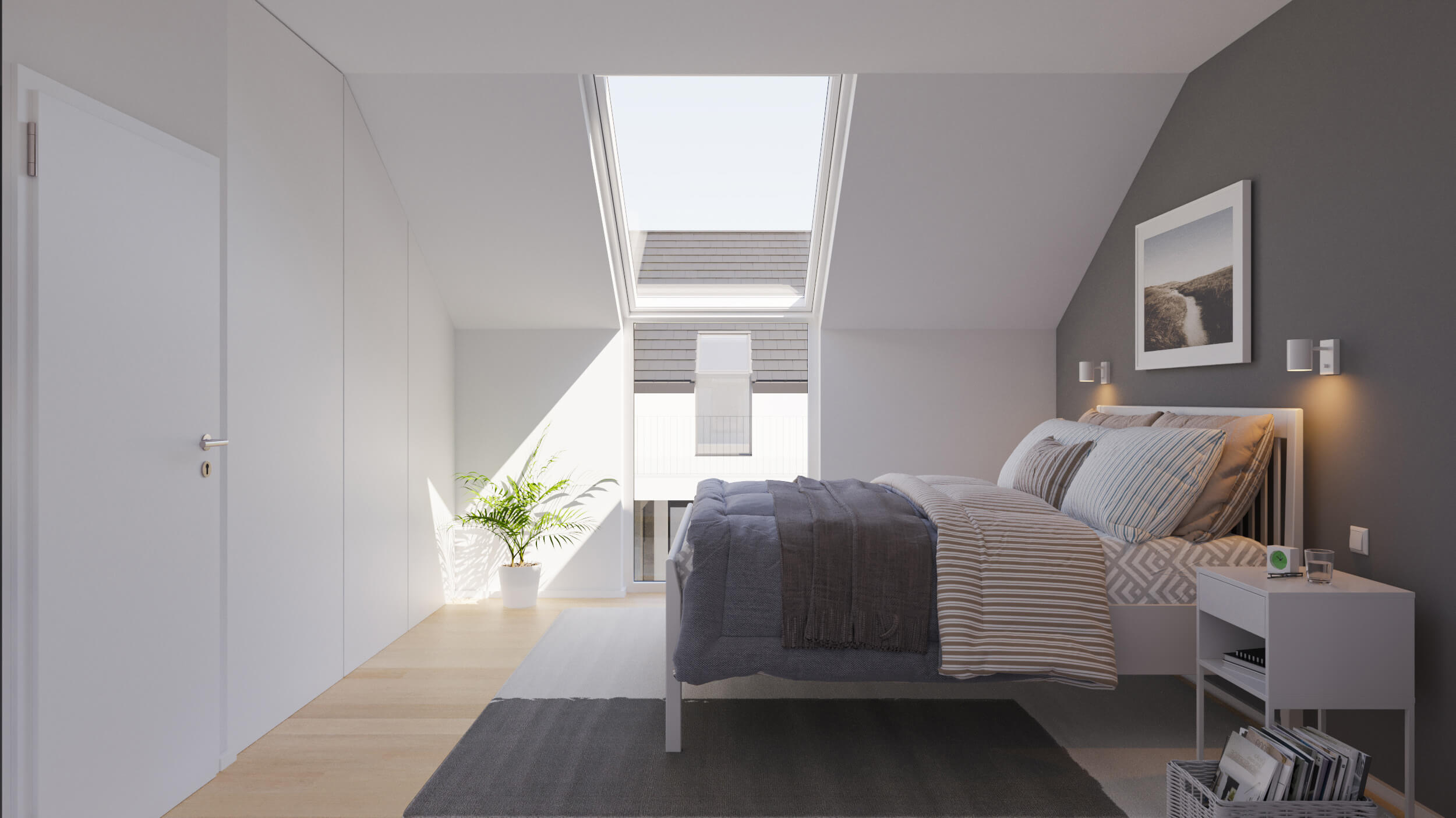 Salinenstrae Wiesbaden Residential Development Rendering & 3D Film 3D Render, Digital Artwork by gmsvision