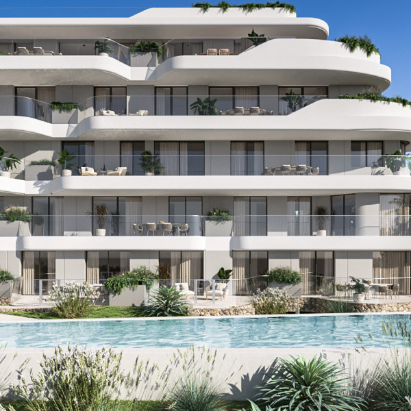 The One Ibiza  Organic Luxury Residence with Rooftop Terrace 3D Visualization