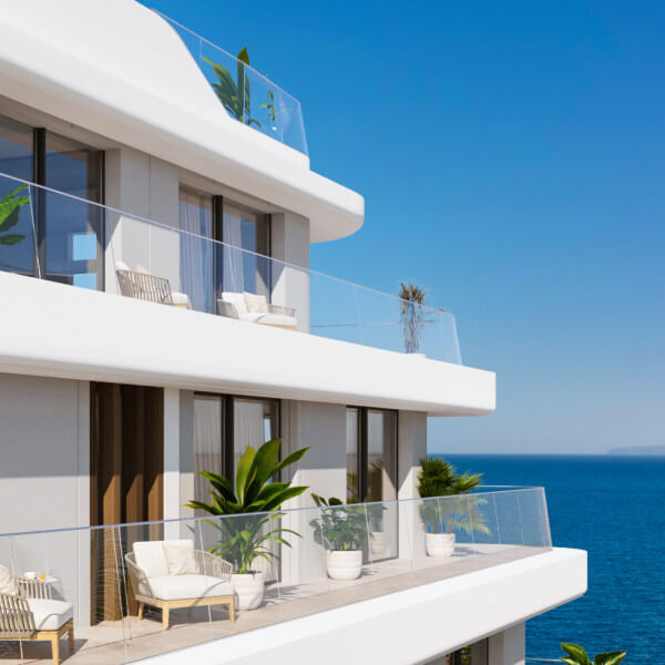 The One Ibiza Organic Luxury Residence with Rooftop Terrace 3D Visualization