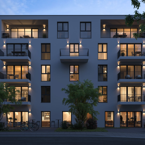 Villa Aurelia Wiesbaden  Luxury Residences at Dusk Pre-Construction CGI