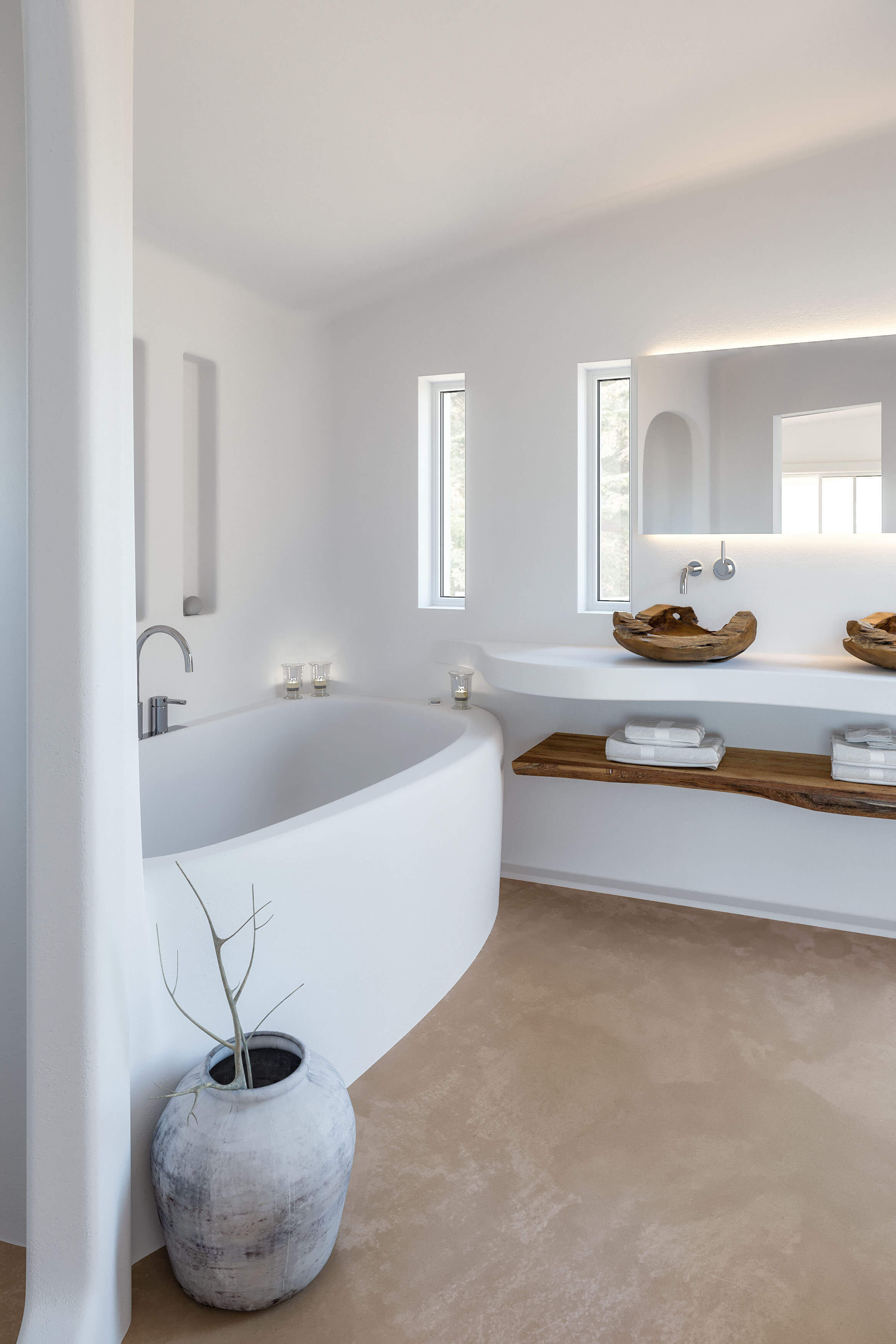 Villa da Capo Sardinia Mediterranean Luxury Villa Pool & Terrace CGI 3D Render, Digital Artwork by gmsvision