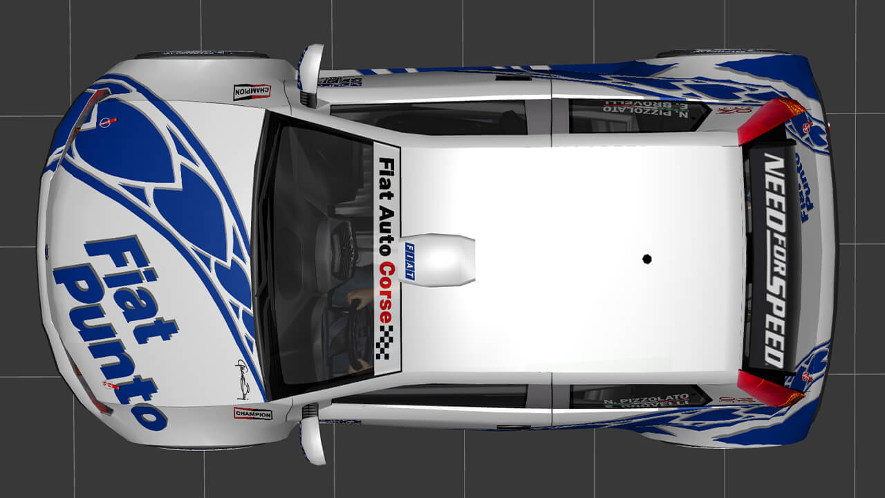 Fiat Punto S1600 Kit Car 3D Model