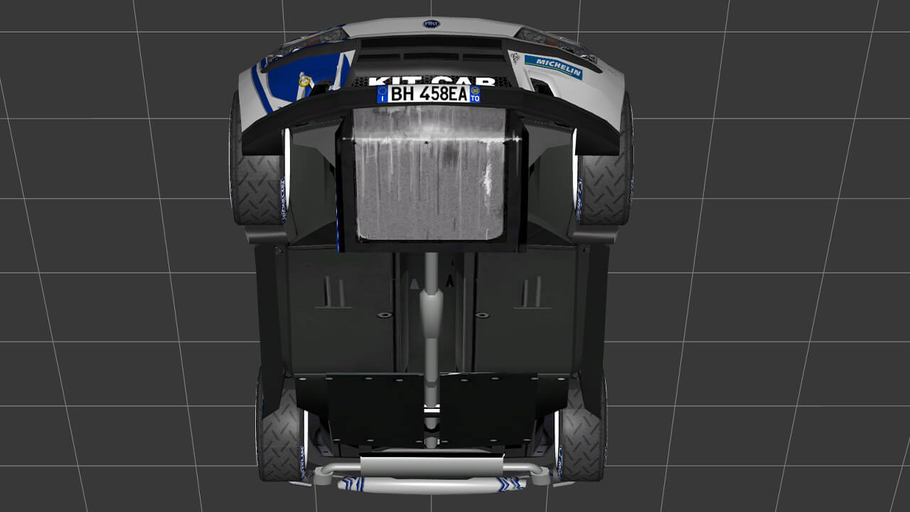 Fiat Punto S1600 Kit Car 3D Model