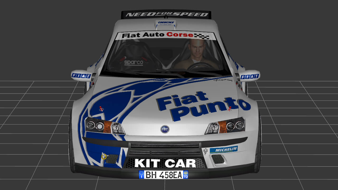 Fiat Punto S1600 Kit Car 3D Model