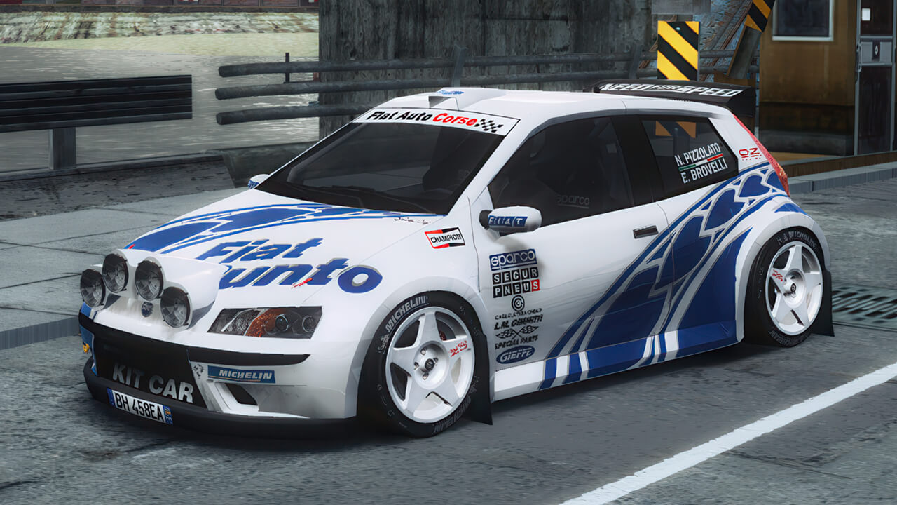 Fiat Punto S1600 Kit Car 3D Model