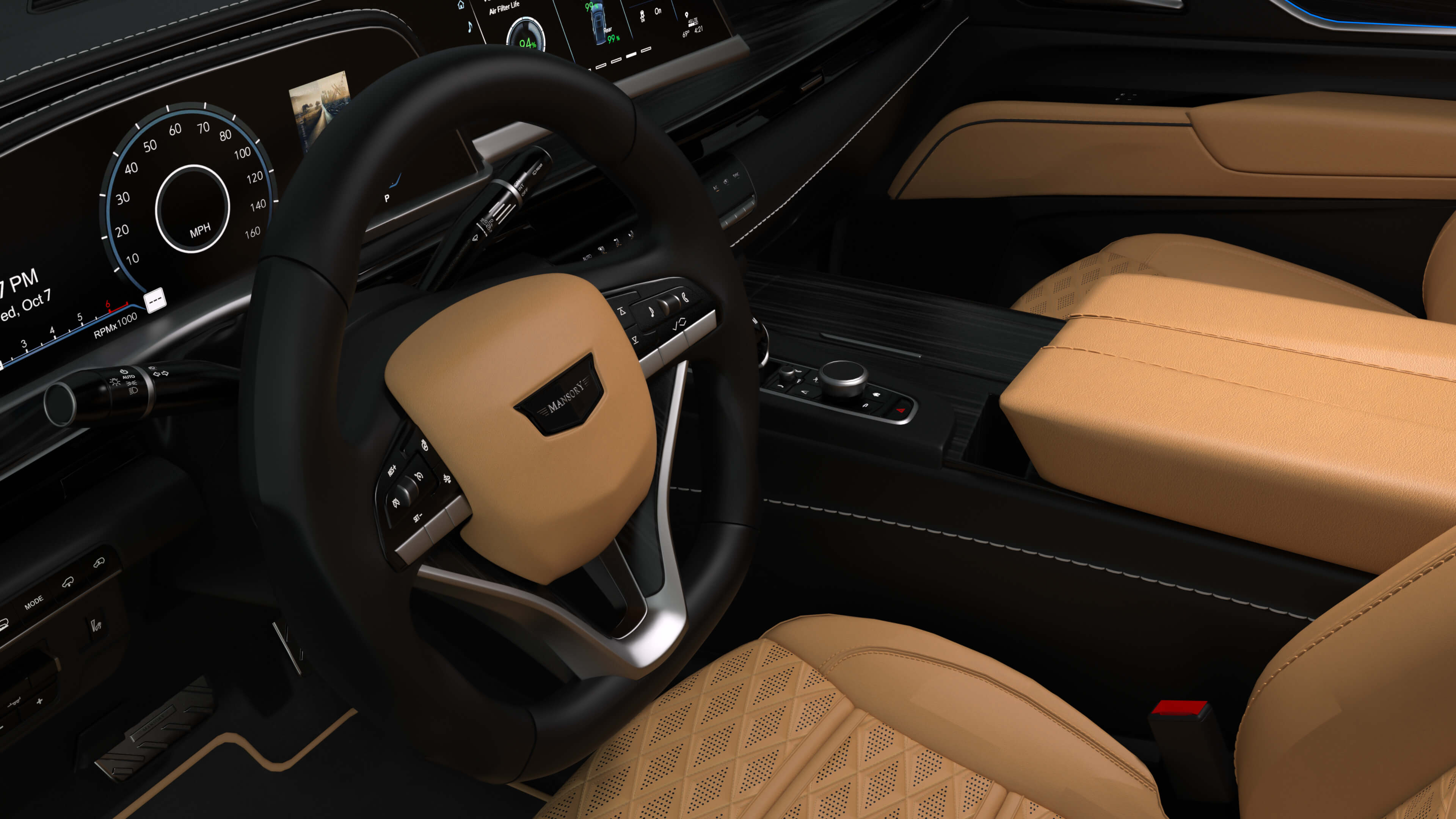 Cadillac Escalade Mansory 2021 Daz Content
