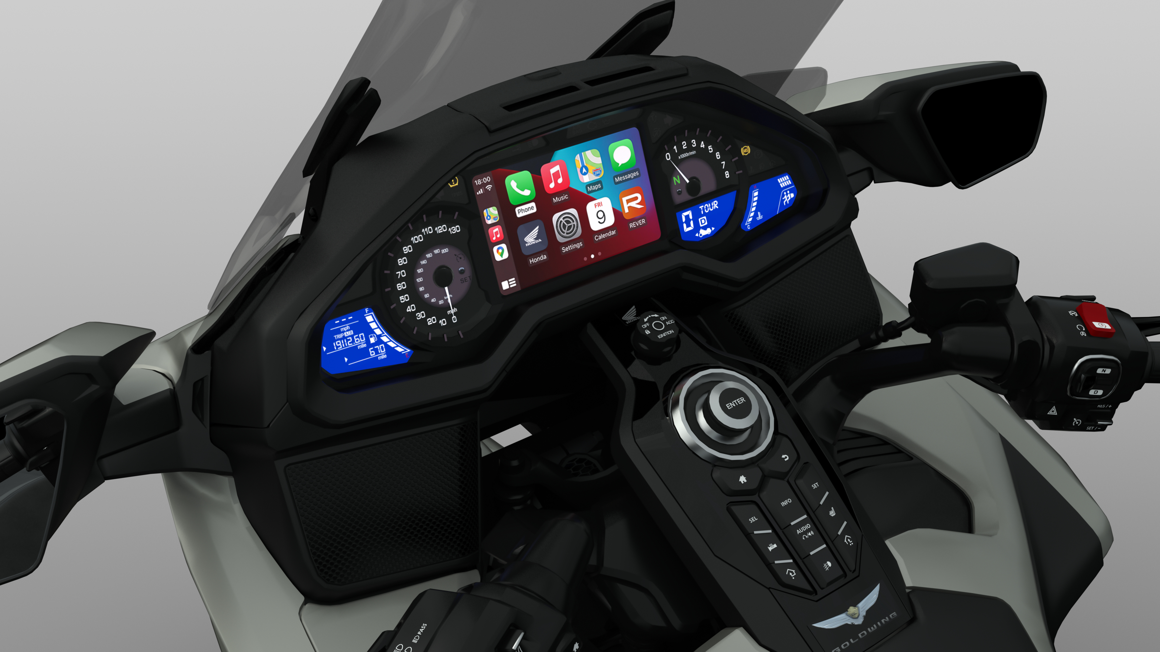 Honda GL 1800 Gold Wing 2026 Daz Content