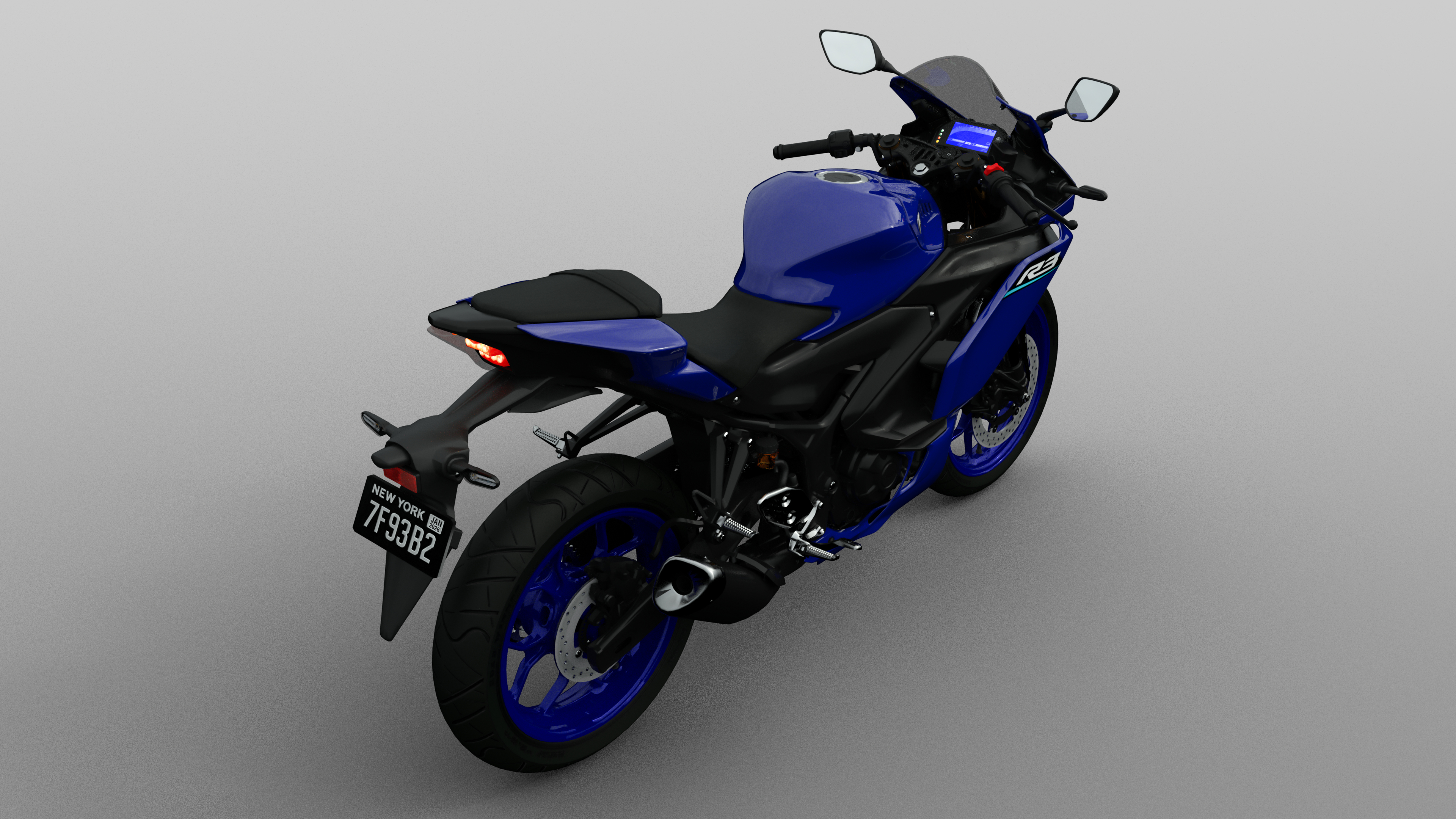 Yamaha YZF-R3 2026 Daz Content