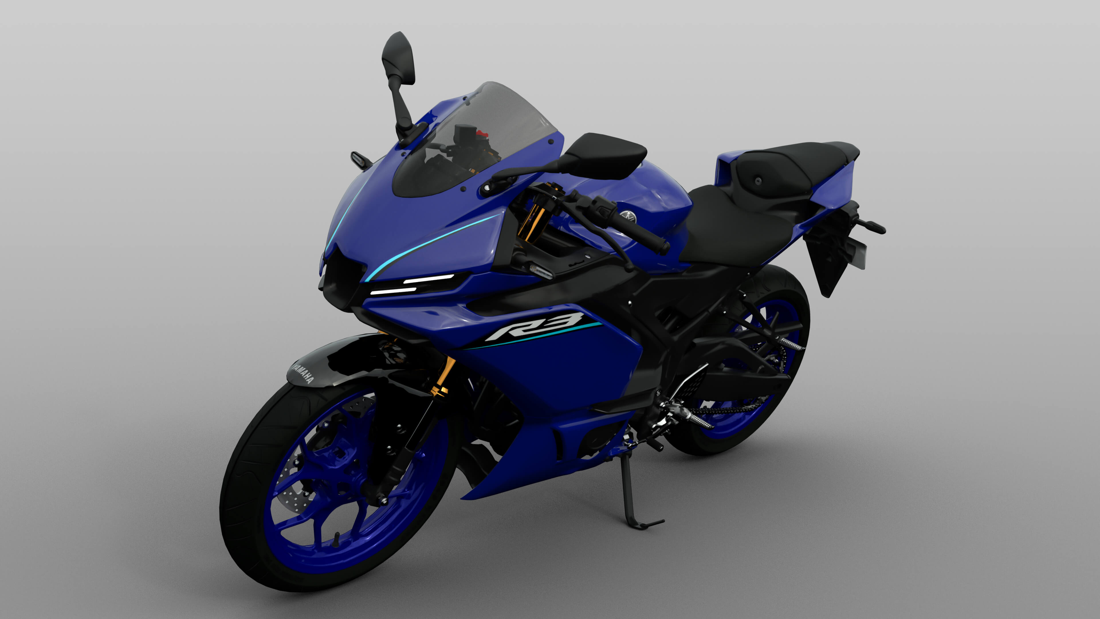 Yamaha YZF-R3 2026 Daz Content