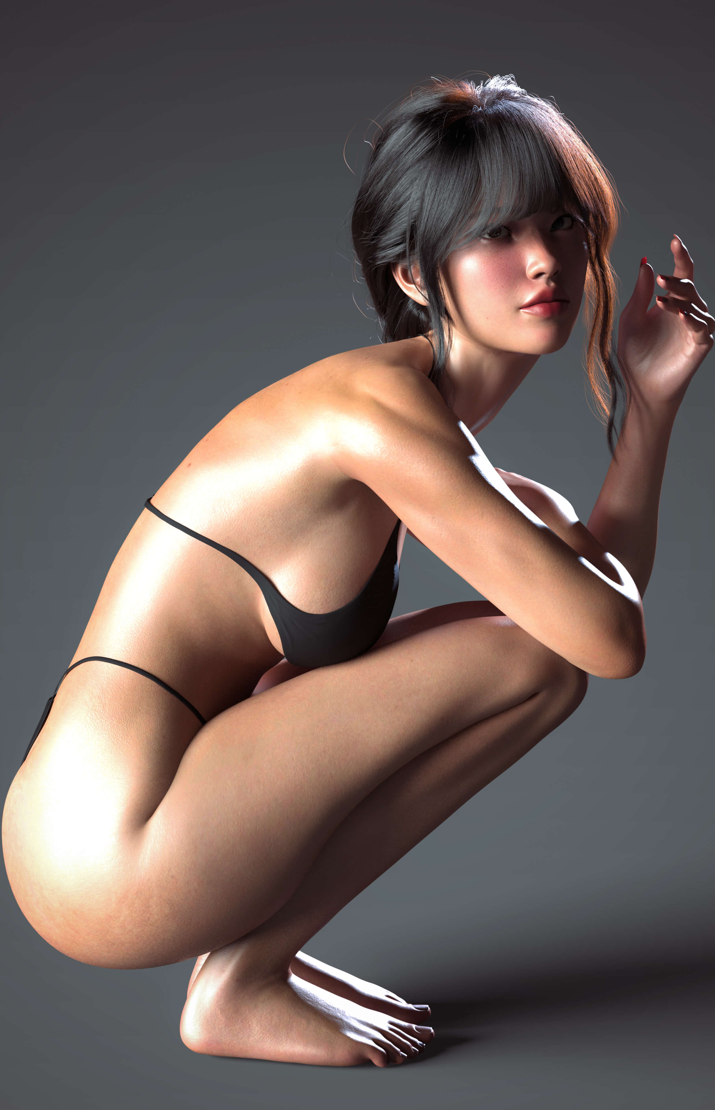 Chereshka for Genesis 9 3D Render, Digital Artwork by golfche