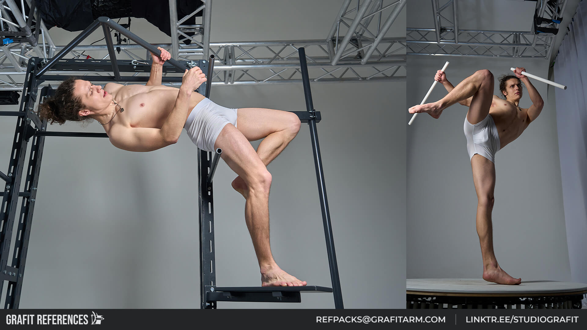 1900 Male Dynamic and Combat Poses Reference Photo Set