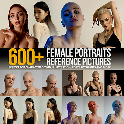600+ Female Portraits Reference Pictures