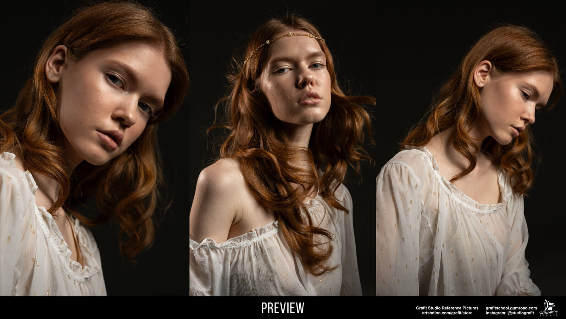 Diverse Female Faces: 1550+ Portrait References - Reference Photo Set ...