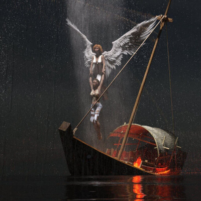 Divine Rescue 3D Wallpaper