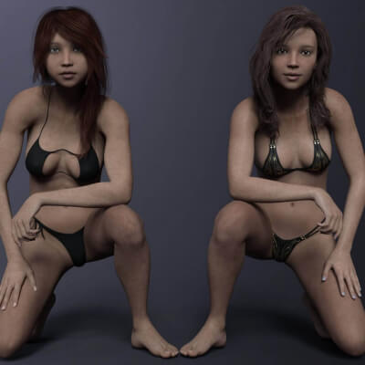 GD Bonnie And GD Dusty 3D Wallpaper