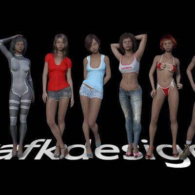 Grafkdesigner Girls 3D Wallpaper