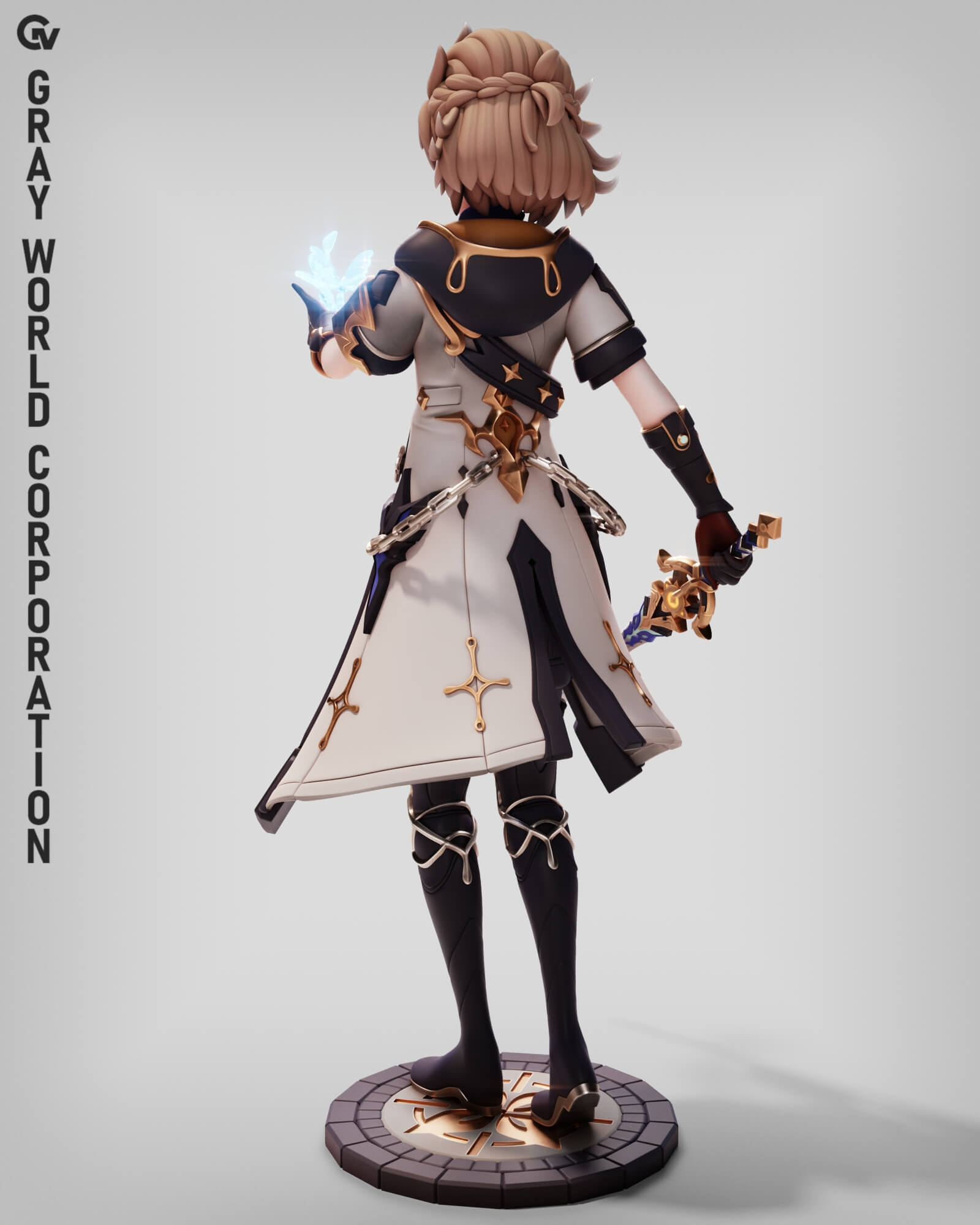 Albedo Kreideprinz 4 - Genshin Impact 3D Model
