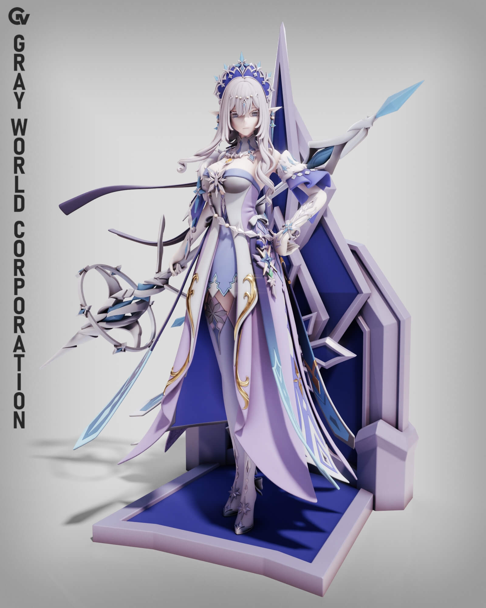 Anastasya Feodorovna Snezhnaya "The Tsaritsa" - Ge 3D Model