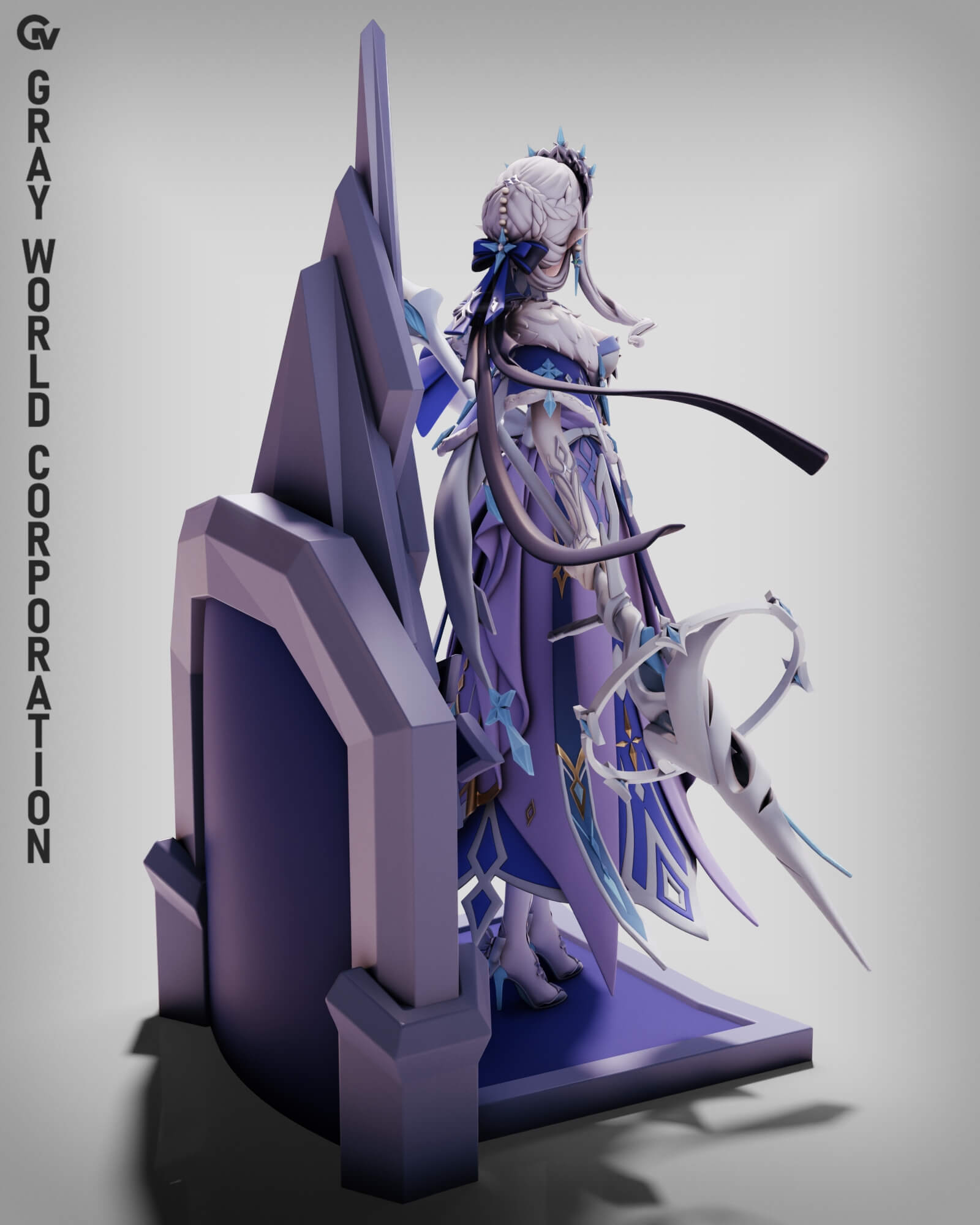Anastasya Feodorovna Snezhnaya "The Tsaritsa" - Ge 3D Model