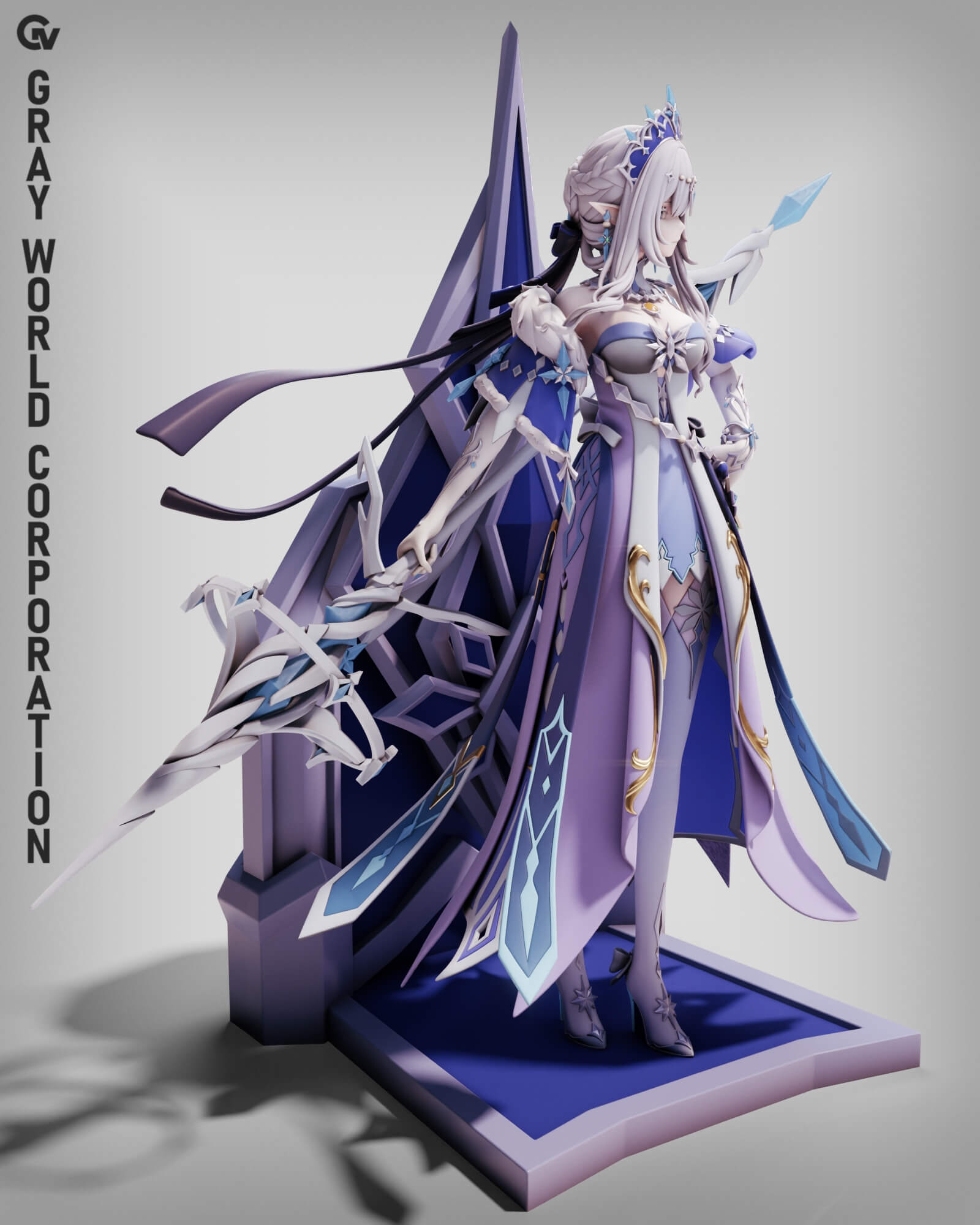 Anastasya Feodorovna Snezhnaya "The Tsaritsa" - Ge 3D Model