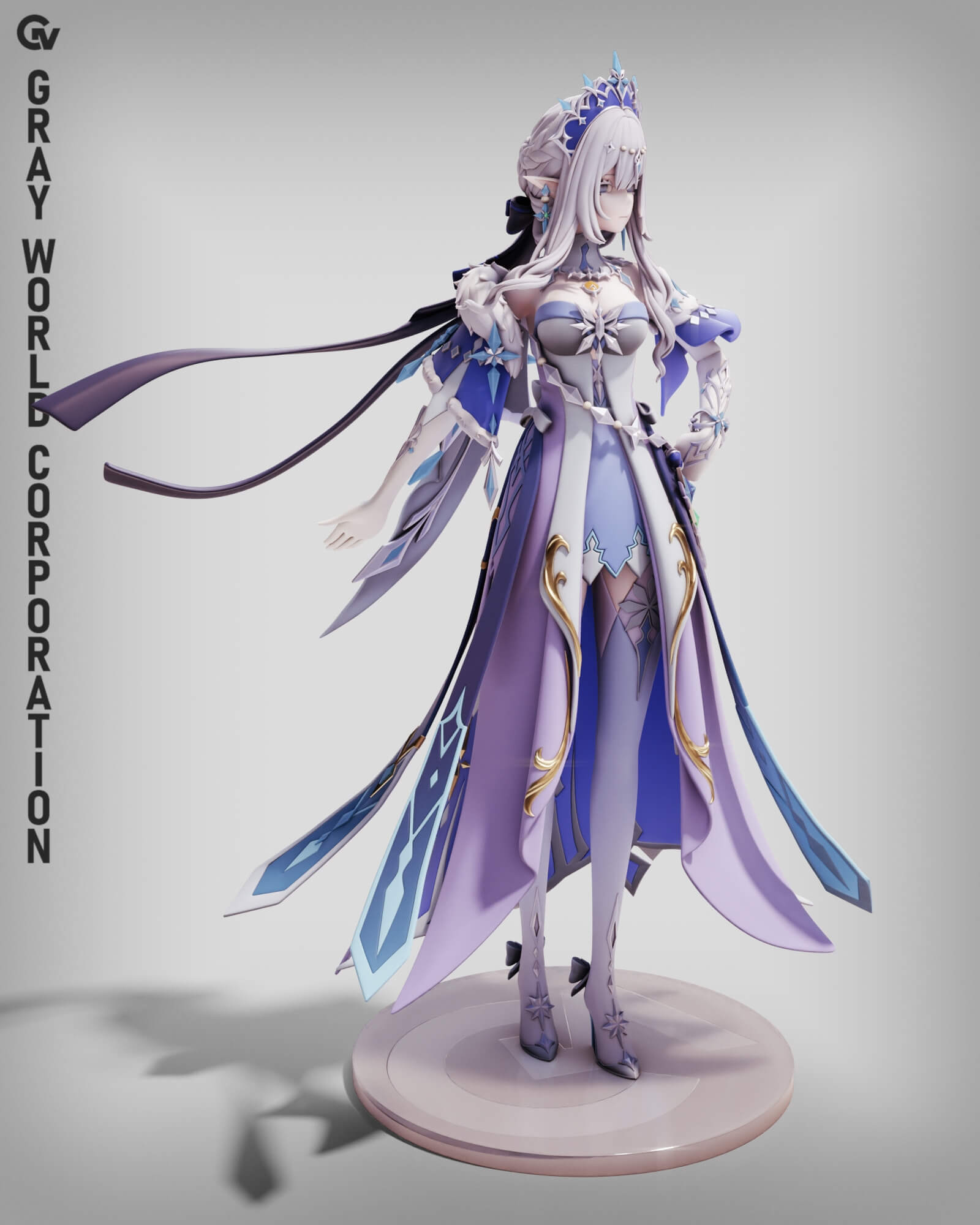 Anastasya Feodorovna Snezhnaya "The Tsaritsa" - Ge 3D Model