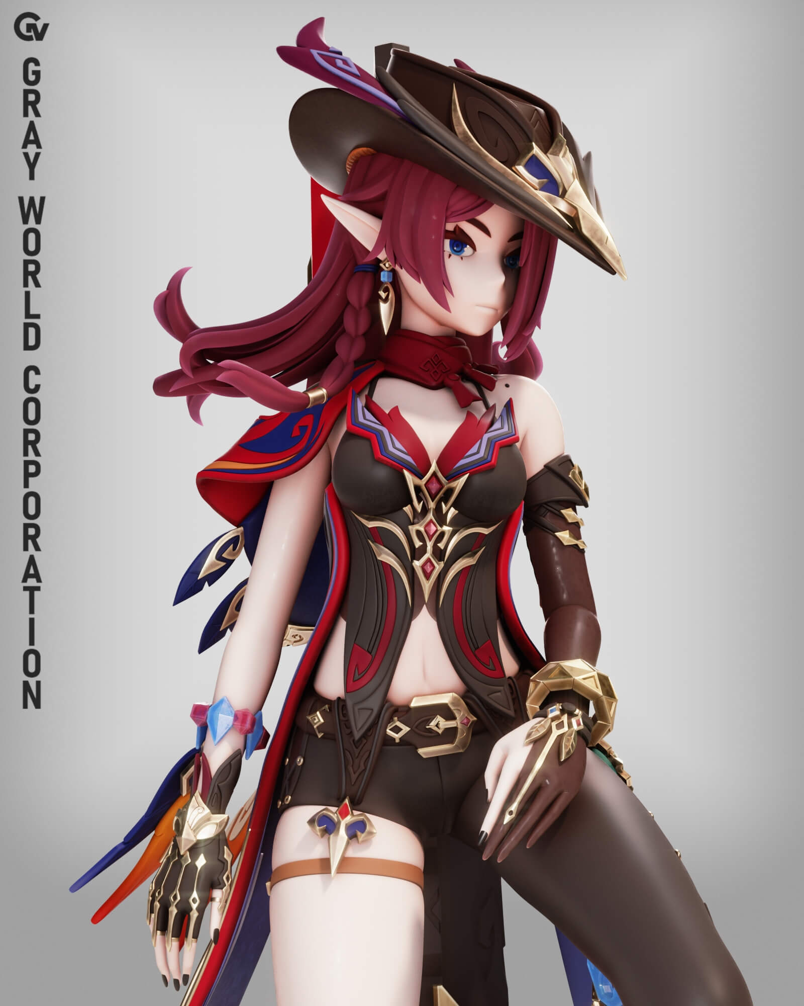 Chasca - Genshin Impact 3D Model