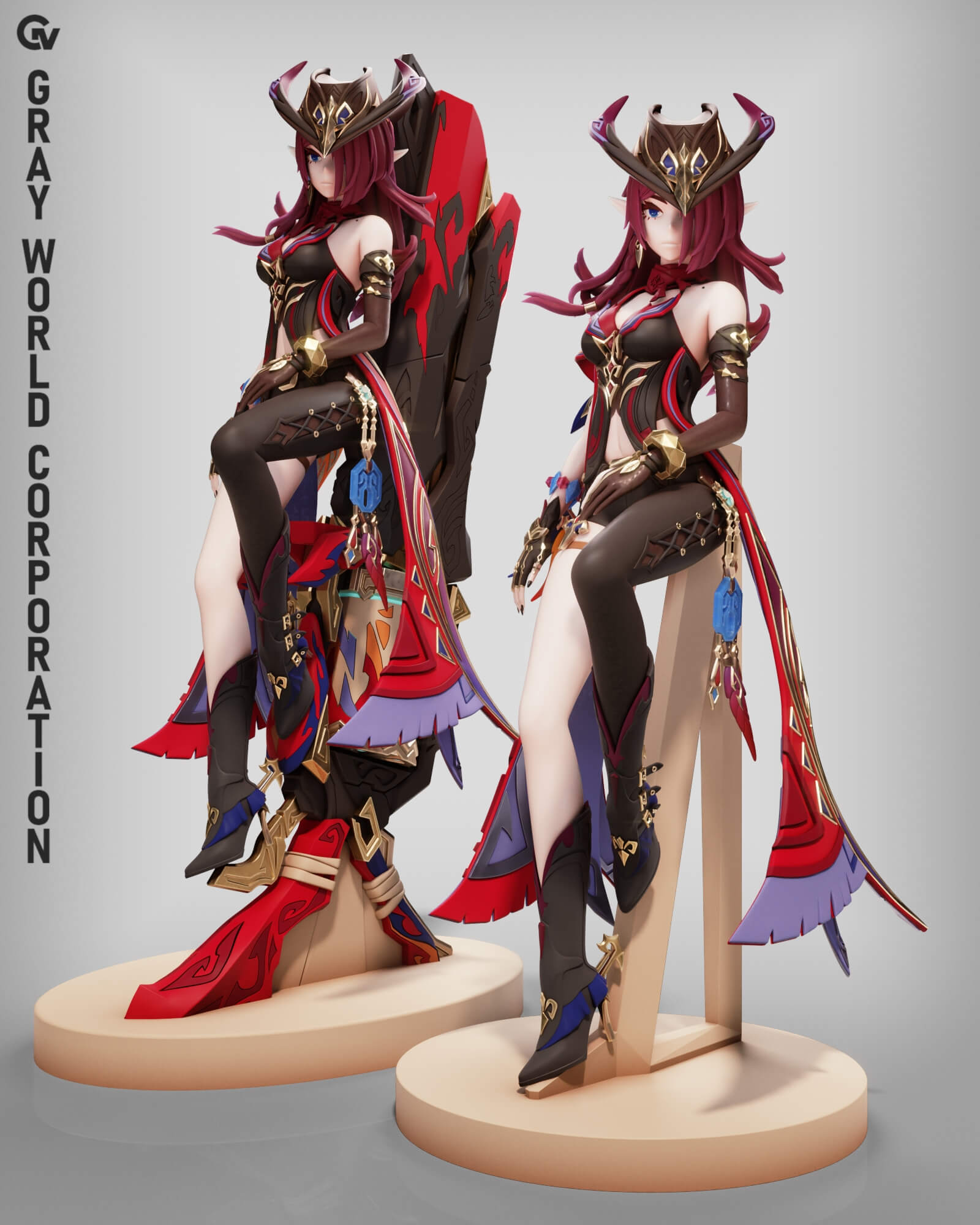 Chasca - Genshin Impact 3D Model